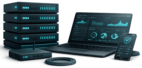 Nivando Managed IT Services Dashboard - Proaktive IT-Überwachung für Unternehmen in EMEA