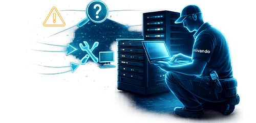 On-Site Troubleshooting - Nivando löst IT-Probleme direkt vor Ort