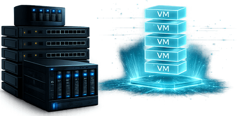 Virtualisierung - Nivando virtualisiert Server und Desktops für Effizienzsteigerung