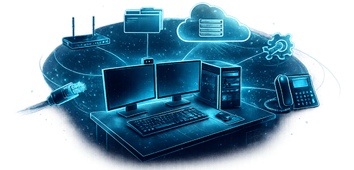 Workspace IT Setup - Nivando richtet Arbeitsplätze komplett ein